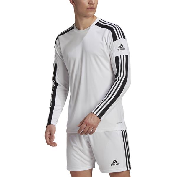 adidas Squadra 21 LS White/Black Football Shirt